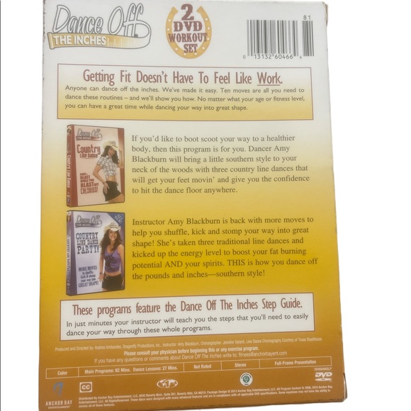 Dance Off the Inches: Country Line Dance & Line Dance Party,  2 DVD Set - Picture 3 of 3